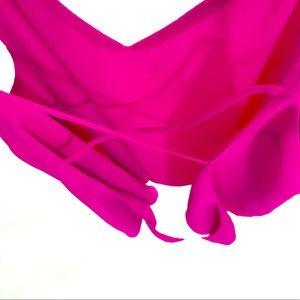 Bebe Backless Sheer Top- Spring wear!! Size:small